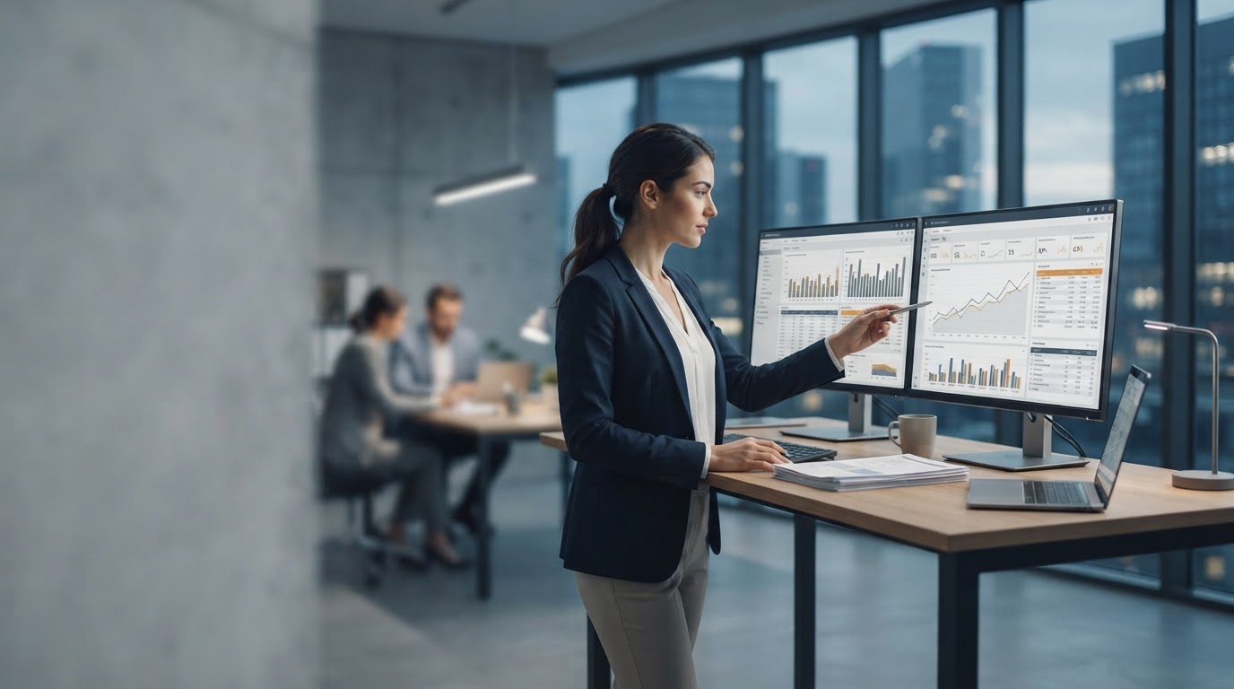 Valdrena Sorvelio real-time trading data dashboard displayed on a monitor
